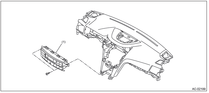 Subaru Outback. HVAC System (Heater, Ventilator and A/C)