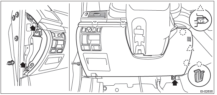 Subaru Outback. HVAC System (Heater, Ventilator and A/C)