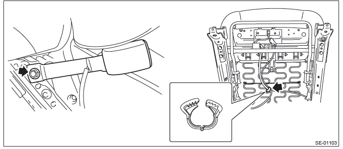 Subaru Outback. Airbag System